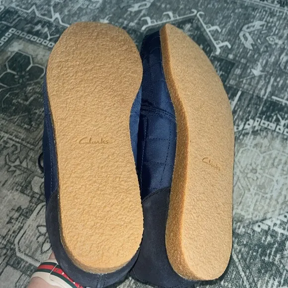 Clarks Men's Shacre II Step Shoes in navy size 11