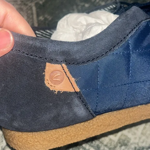 Clarks Men's Shacre II Step Shoes in navy size 11