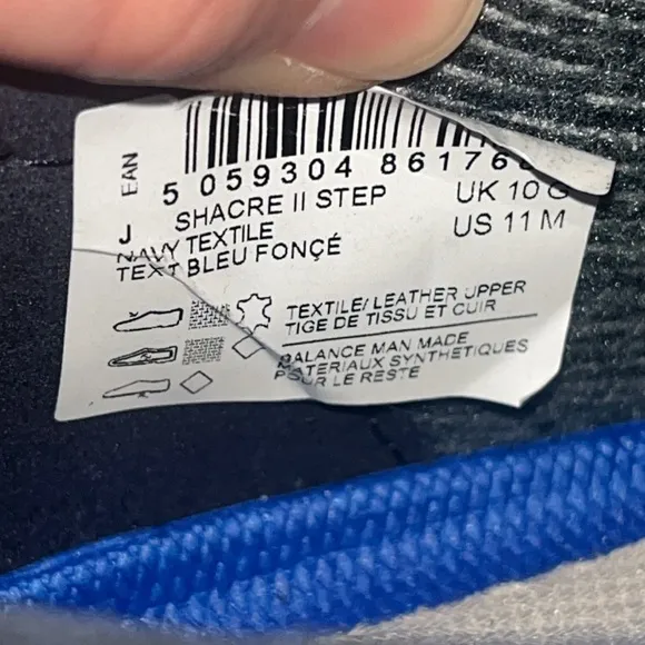 Clarks Men's Shacre II Step Shoes in navy size 11