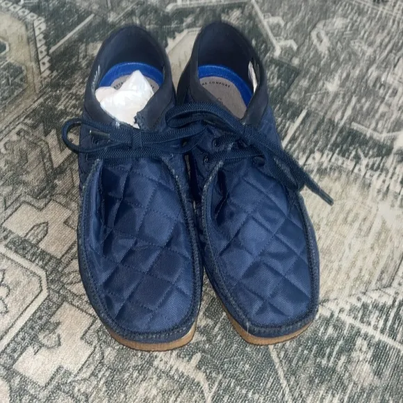 Clarks Men's Shacre II Step Shoes in navy size 11
