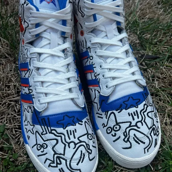 CLEAN Adidas Rivalry x Keith Haring Size 10.5 Womens shoes