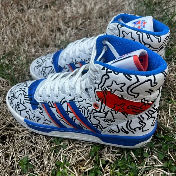 CLEAN Adidas Rivalry x Keith Haring Size 10.5 Womens shoes