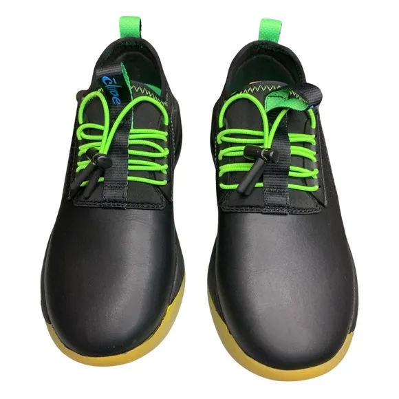 Clove Limited Edition Lunar Fade Nurse Shoes Women’s Size 5 Black Yellow Green
