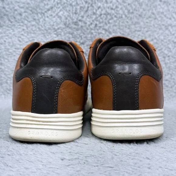 Cole Haan Grand Crosscourt Turf Mens Size 10.5 Sneaker Shoes British Tan Leather