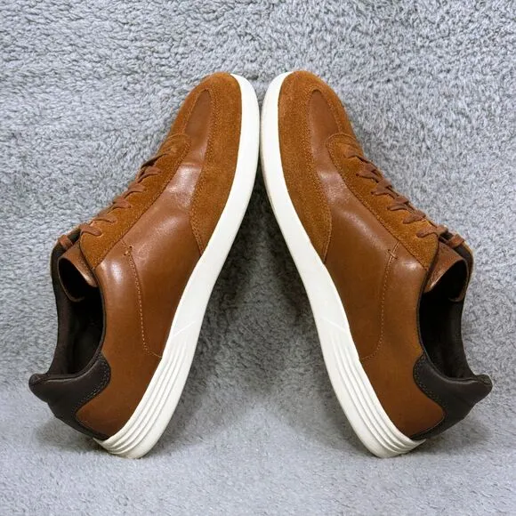 Cole Haan Grand Crosscourt Turf Mens Size 10.5 Sneaker Shoes British Tan Leather