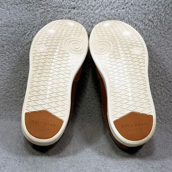 Cole Haan Grand Crosscourt Turf Mens Size 10.5 Sneaker Shoes British Tan Leather