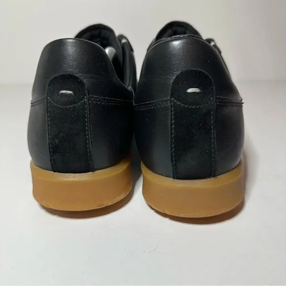 Cole Haan GrandPro Turf Leather Sneakers C29162 Mens Size 11.5W Black Gum Soles