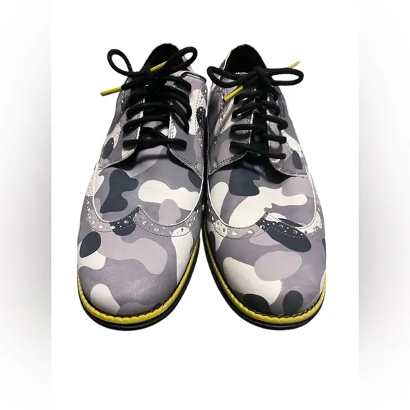 Cole Haan Originalgrand Wing Golf Oxford Camo Spike-less Men’s Shoes Size 10.5
