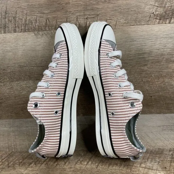 Converse Chuck 70 Crafted Stripe Clay Womens Sz 6.5 Shoes A00474C Sneakers NEW