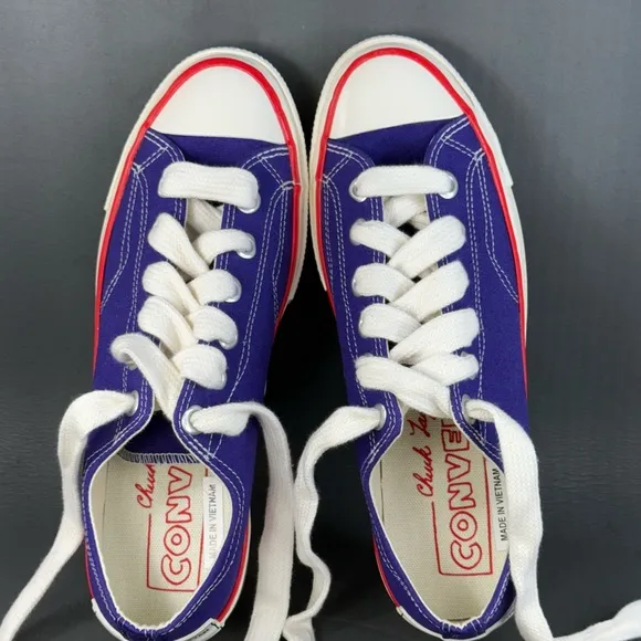 Converse Chuck 70 Ox Court Purple/Egret/Red sneaker shoes men’s size 10.5