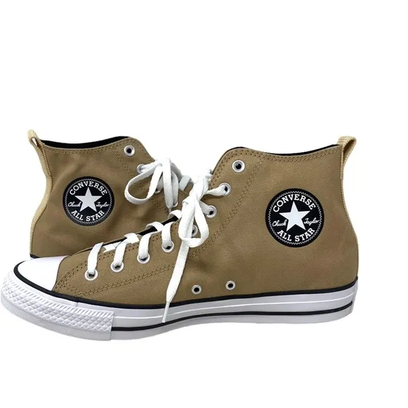 Converse Chuck Taylor High Top Shoes For Men Canvas Nomad Khaki Sneakers A02780F