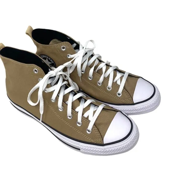 Converse Chuck Taylor High Top Shoes For Men Canvas Nomad Khaki Sneakers A02780F