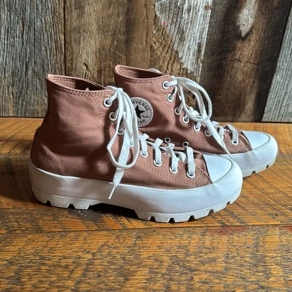Converse Chuck Taylor high tops with lug sole Mineral Clay color Size 9
