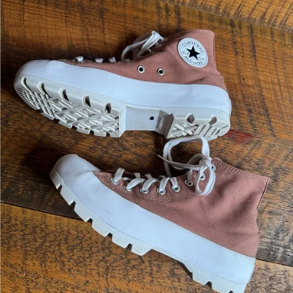 Converse Chuck Taylor high tops with lug sole Mineral Clay color Size 9