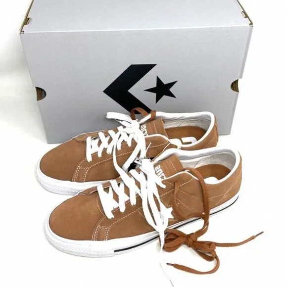 Converse Cons One Star Pro Ox Shoes Men Size Sneakers A03291C Clay Mineral Suede
