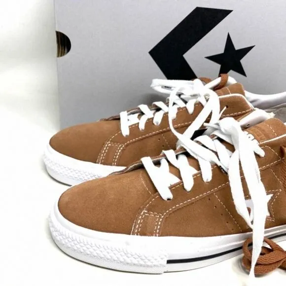 Converse Cons One Star Pro Ox Shoes Men Size Sneakers A03291C Clay Mineral Suede