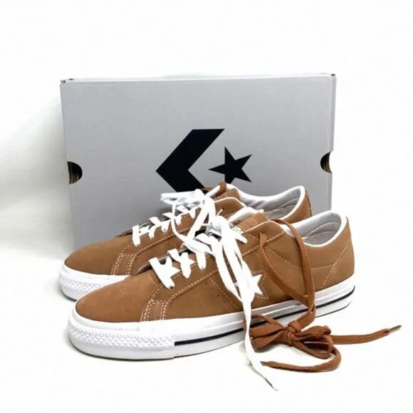 Converse Cons One Star Pro Ox Shoes Men Size Sneakers A03291C Clay Mineral Suede