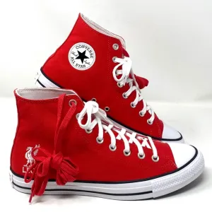 Converse x Liverpool F.C. Ctas High Sneakers Women Size Shoes Red Canvas A07260F