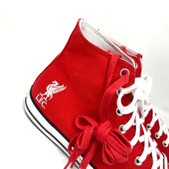Converse x Liverpool F.C. Ctas High Sneakers Women Size Shoes Red Canvas A07260F