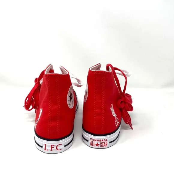 Converse x Liverpool F.C. Ctas High Sneakers Women Size Shoes Red Canvas A07260F