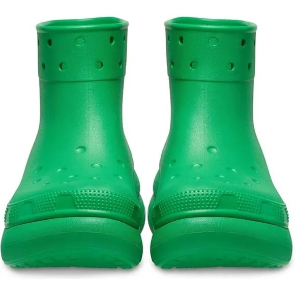 Crocs Adult Unisex Grass Green Crush Boots Shoes Ankle Rain Womens 9 Mens 8