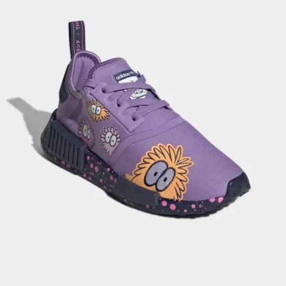 Cute Adidas Kids Originals X KEVIN LYONS NMD_R1 Shoes size 8.5k NWT