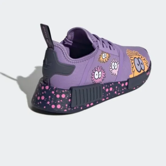 Cute Adidas Kids Originals X KEVIN LYONS NMD_R1 Shoes size 8.5k NWT