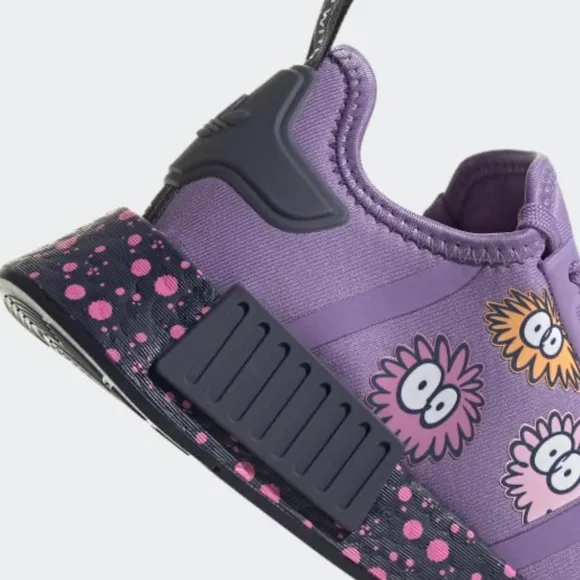 Cute Adidas Kids Originals X KEVIN LYONS NMD_R1 Shoes size 8.5k NWT