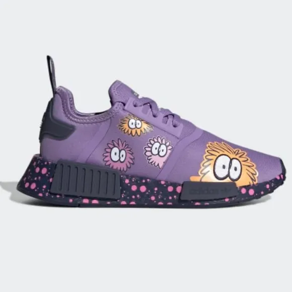 Cute Adidas Kids Originals X KEVIN LYONS NMD_R1 Shoes size 8.5k NWT
