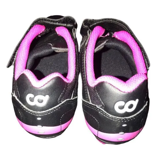 CyclingDenl Size 38 Road Bike Shoes - Black And Pink Brand New!