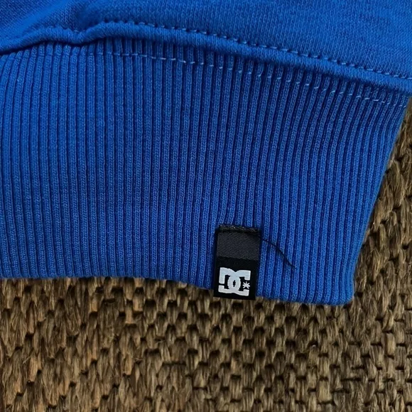 DC Shoes Star Mens Blue Long Sleeve Hoodie Sweatshirt Size M NWT