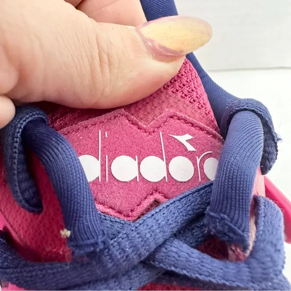 Diadora B.ICON 2 W AG Tennis Shoes in Pink Yarrow White Blueprint Womens Size 11