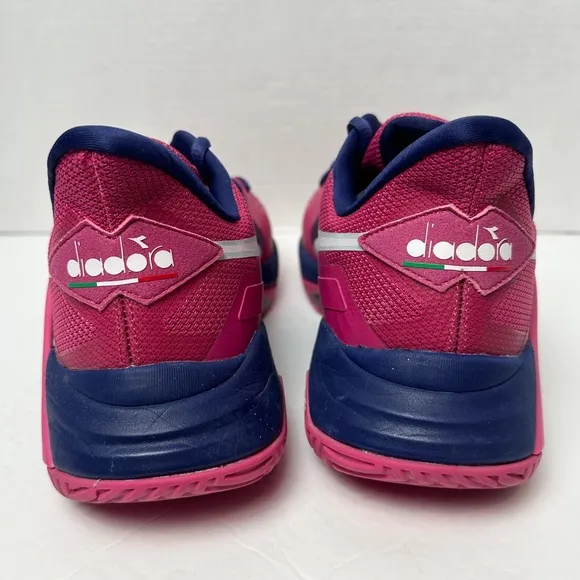 Diadora B.ICON 2 W AG Tennis Shoes in Pink Yarrow White Blueprint Womens Size 11