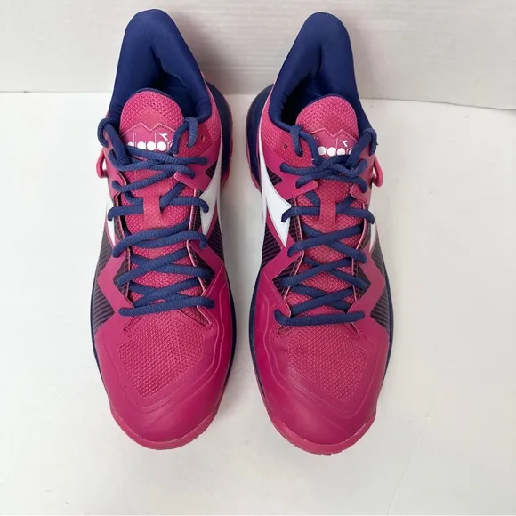 Diadora B.ICON 2 W AG Tennis Shoes in Pink Yarrow White Blueprint Womens Size 11