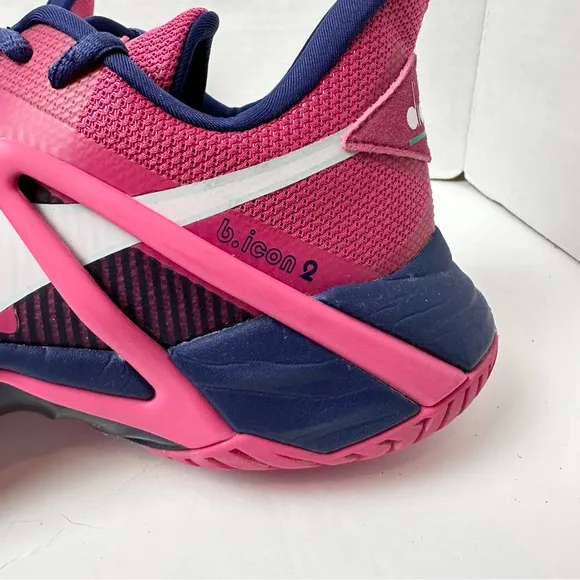 Diadora B.ICON 2 W AG Tennis Shoes in Pink Yarrow White Blueprint Womens Size 11
