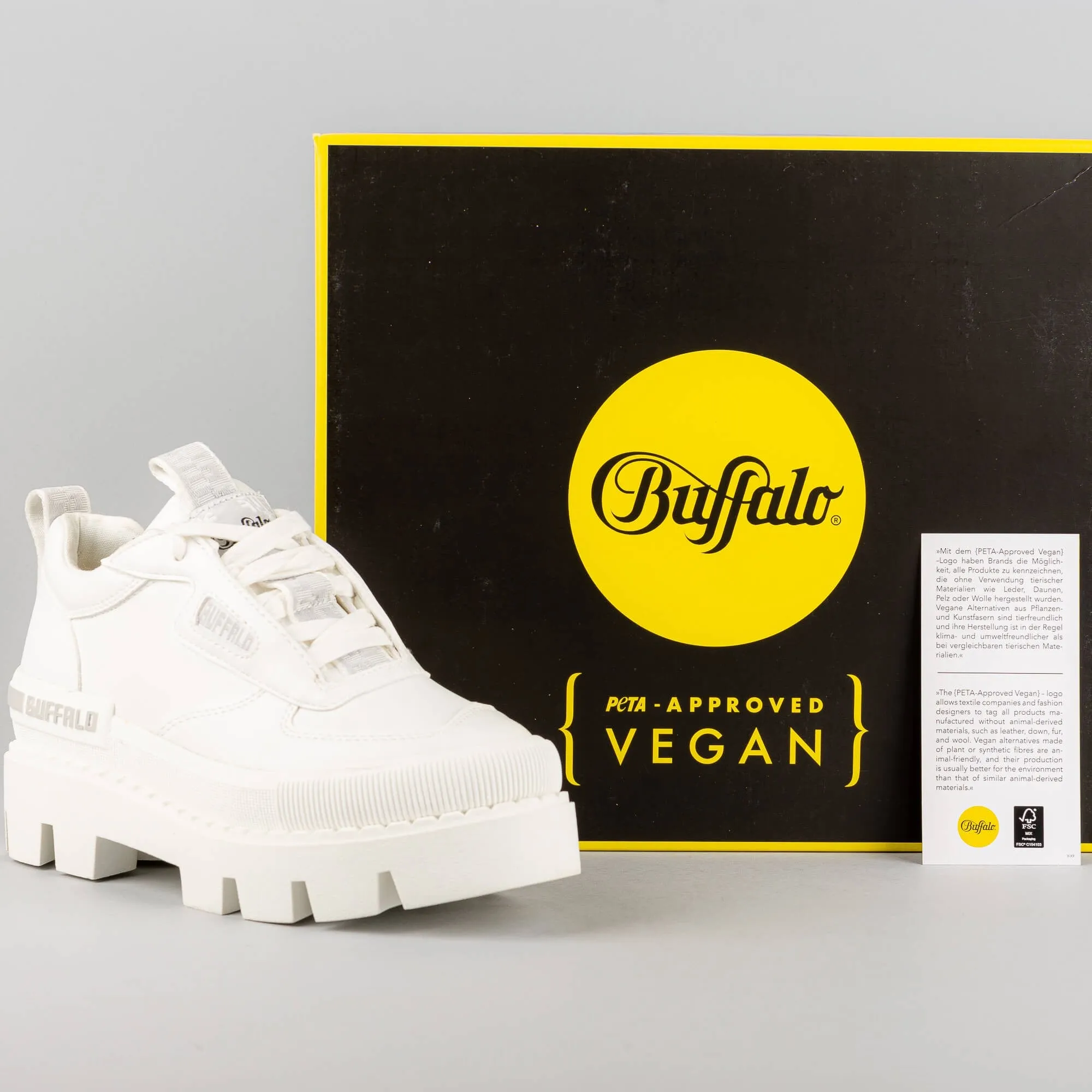 Dámske boty  Buffalo RAVEN OX white biela
