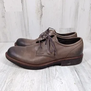 Ecco Dark Clay Leather Lace-Up Business Casual Oxford Shoes #113