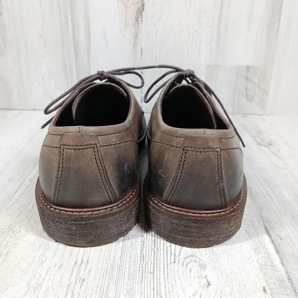 Ecco Dark Clay Leather Lace-Up Business Casual Oxford Shoes #113