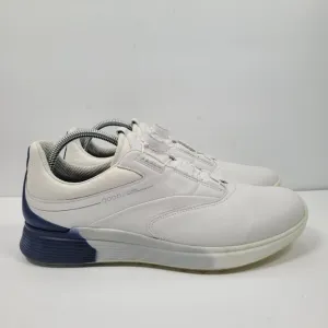 Ecco S - There Performance Men's White &amp; Blue Golf Sneakers US Size 10-10.5