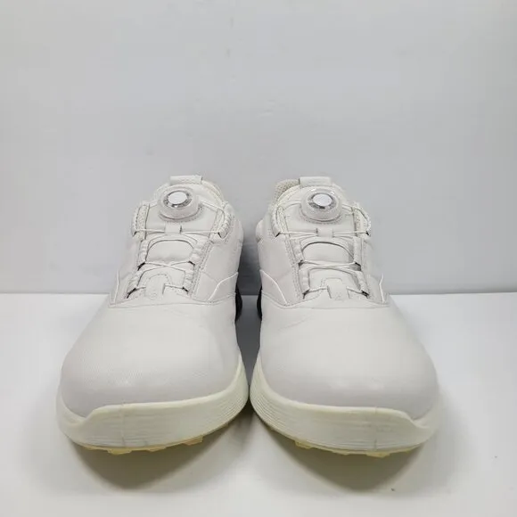 Ecco S - There Performance Men's White &amp; Blue Golf Sneakers US Size 10-10.5