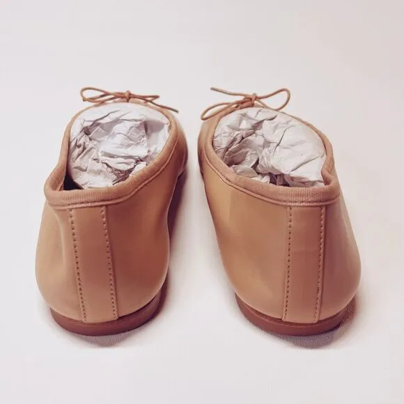 Everlane The Day Ballet Flat in Blush Tan Leather Shoes Size 8 New