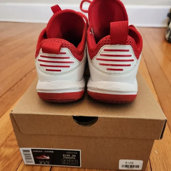 Excalibur Fencing Shoe Red Size 8 (Fits Like Boys 5.5)