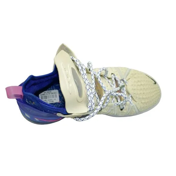F0 NIB NIKE LEBRON XVIII Light Cream/Pink Glow Shoes DB8148 200 Size 8 $200