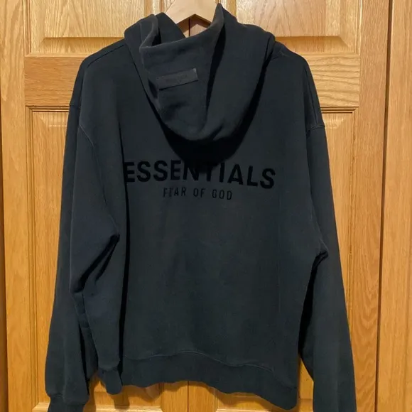 Fear Of God FOG black hoodie mens size small