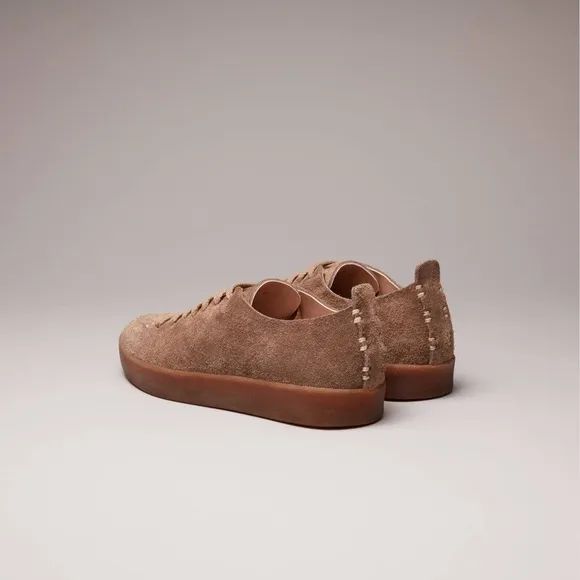 FEIT Handmade sneaker - Latex GREY SUEDE LOW TOP SNEAKERS |Size: EU 37 (US 7)