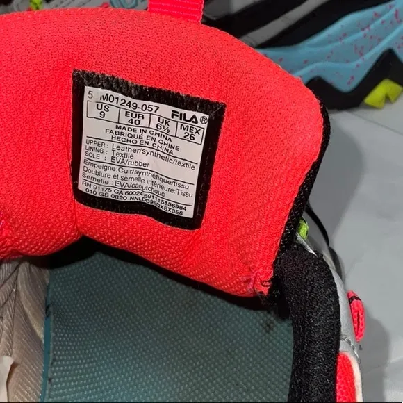 FILA' Multicolor Trail Sneakers