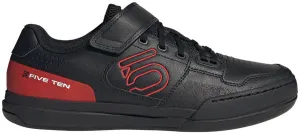 Five Ten Hellcat Mountain Clipless Shoes - Men's, Core Black/Red/FTWR White, 12