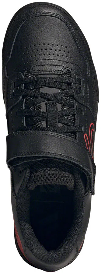 Five Ten Hellcat Mountain Clipless Shoes - Men's, Core Black/Red/FTWR White, 12