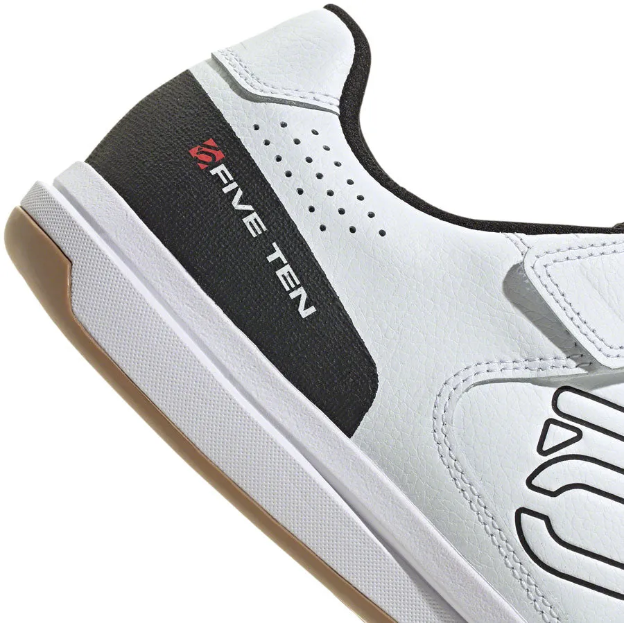 Five Ten Hellcat Mountain Clipless Shoes - Mens FTWR White/Core Black/Red 9