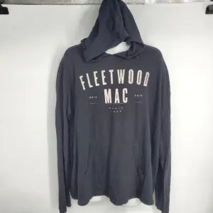 Fleetwood Mac 2014-2015 World Tour Long Sleeve Hooded Shirt Men Size XXL Black